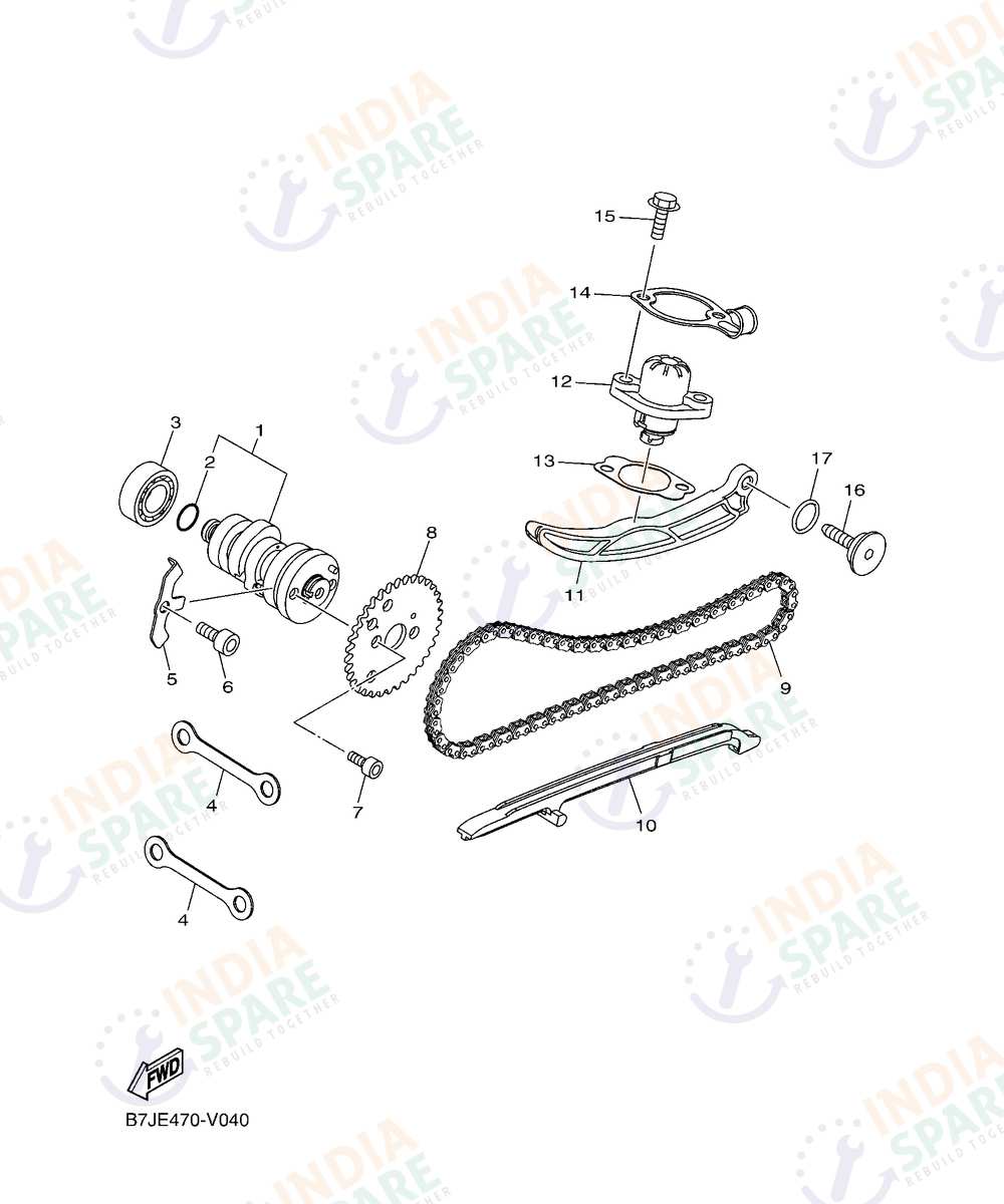 YAMAHA BGPL FASCINO 125CC DISK Series CAMSHAFT & CHAIN